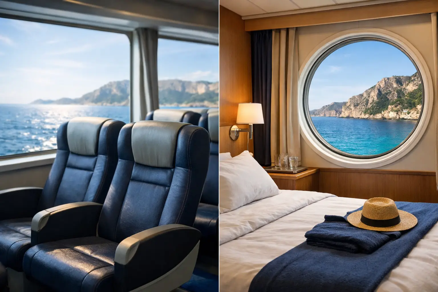 Poltrona o cabina traghetto Sardegna?