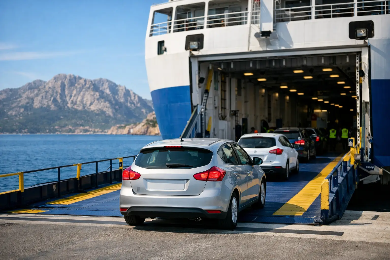 Regole imbarco auto traghetto Sardegna