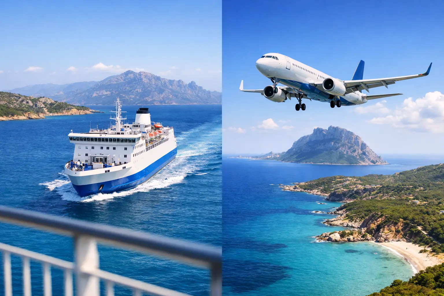 Traghetto o aereo Sardegna: cosa conviene