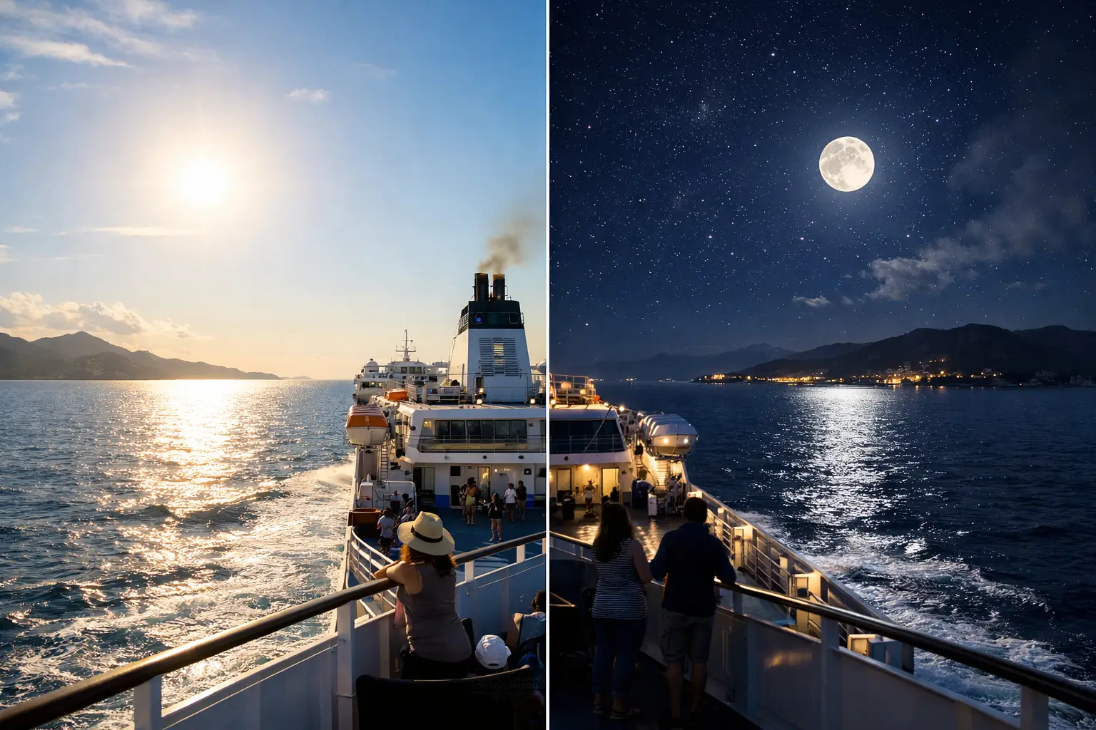 Traghetto giorno o notte per la Sardegna?