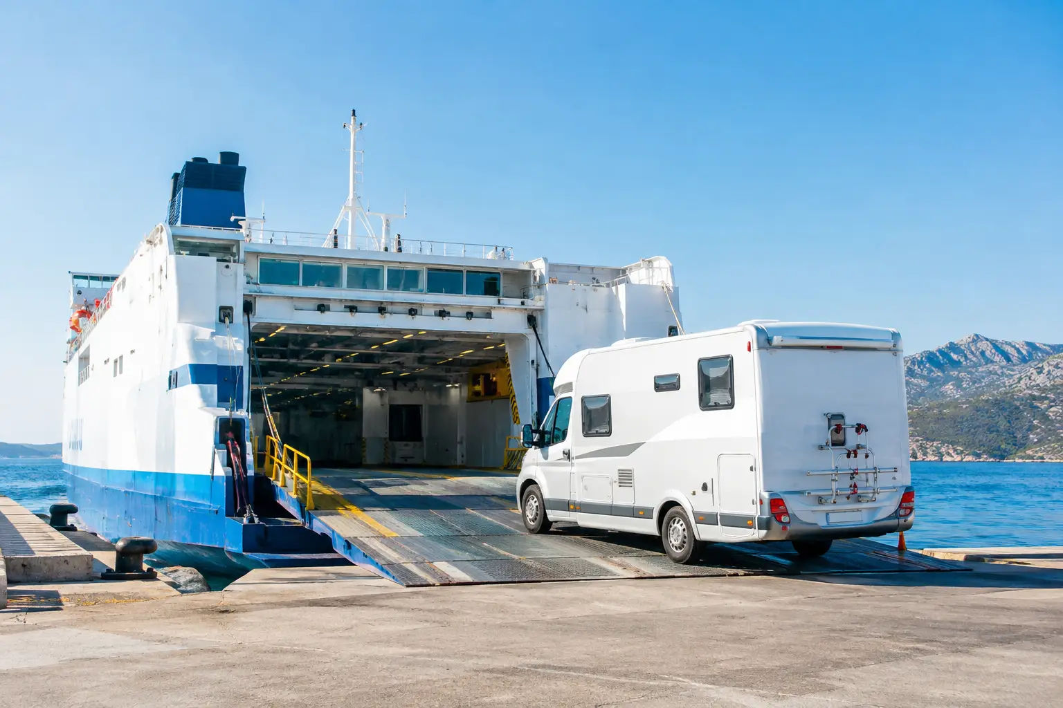 Camper traghetto Sardegna: altezza massima